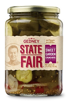 slide 1 of 1, Gedney State Fair Crunchers Pickles, 24 oz
