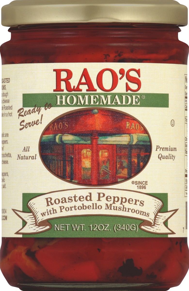 slide 2 of 2, Rao's Homemade Peppers - Roasted, 12 oz