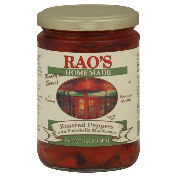 slide 1 of 1, Rao's Homemade Sauce Roasted Peppers & Mushroom, 12 oz