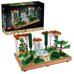 LEGO Icons Fountain Garden Building Set for Adults 10359