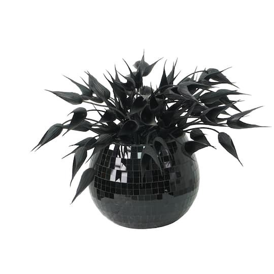 slide 1 of 3, 8" Spiky Leaf In Disco Pot By Ashland, 8 in x 8 in x 6 in