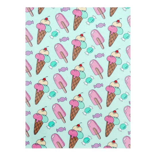 slide 1 of 2, 9" X 12" Ice Cream Felt By Creatology, 9 in x 12 in