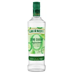 Smirnoff Company Smirnoff Zero Sugar Infusions Cucumber & Lime Vodka