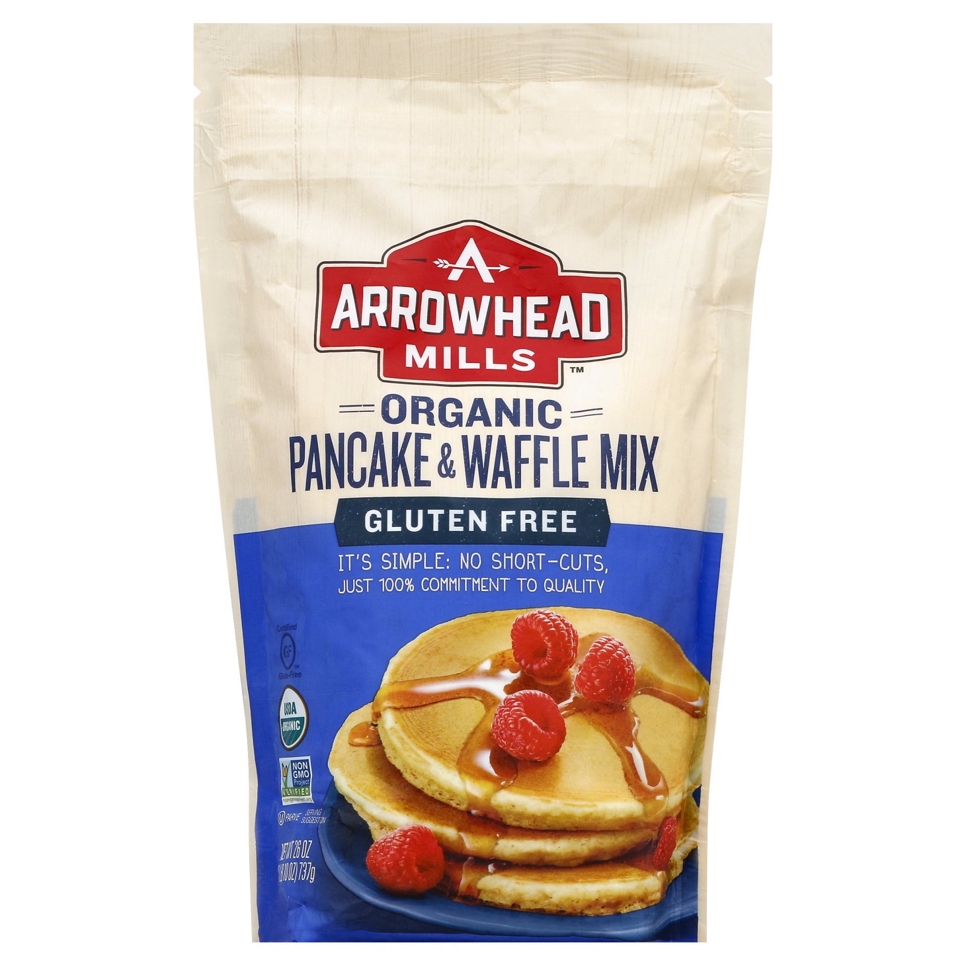 slide 1 of 6, Arrowhead Mills Pancake & Waffle Mix 26 oz, 26 oz