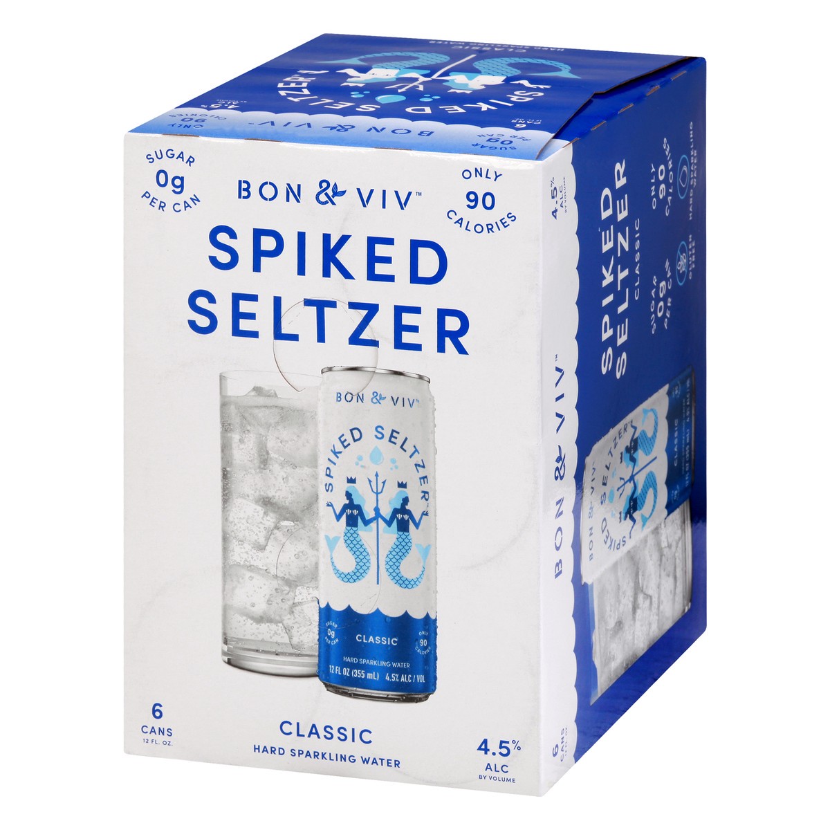 slide 4 of 8, Bon & Viv Spiked Seltzer 6 ea, 6 ct; 12 oz