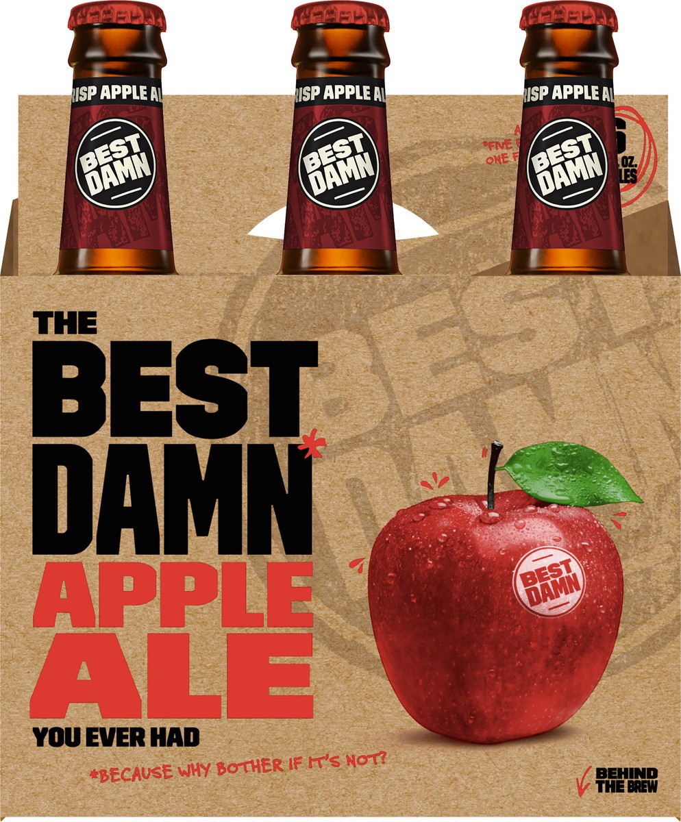 slide 2 of 5, Best Damn The Best Damn Apple Ale You Ever Had, 6 ct; 12 fl oz