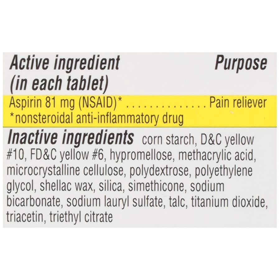 slide 2 of 5, Walgreens Low Dose Aspirin 81 Coated Tablets, 300 ct