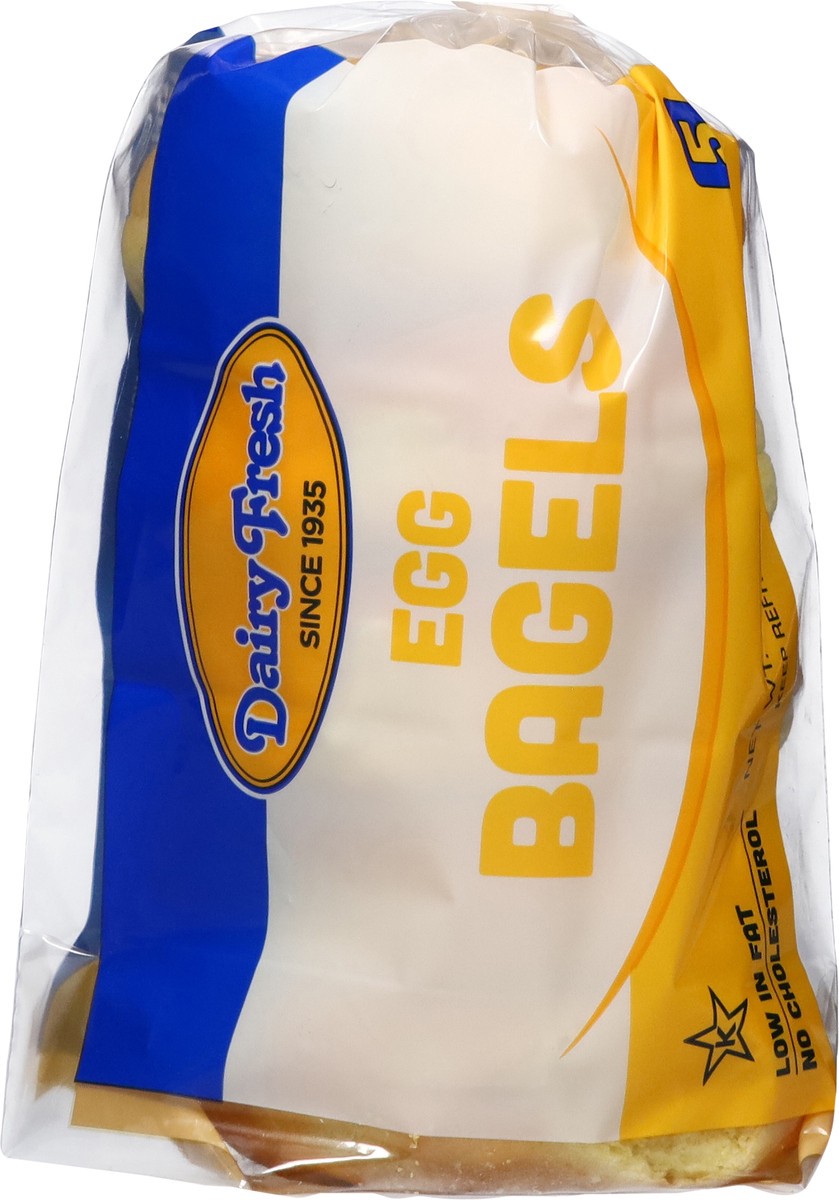 slide 7 of 14, Dairy Fresh Egg Bagels 5 ea, 5 ct