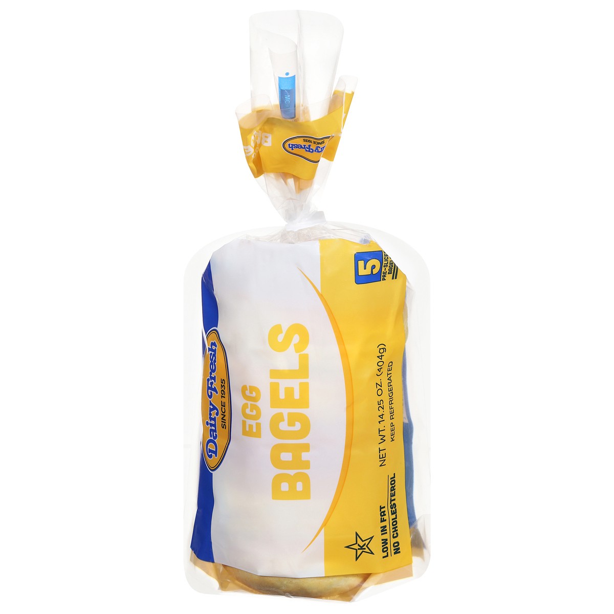 slide 2 of 14, Dairy Fresh Egg Bagels 5 ea, 5 ct