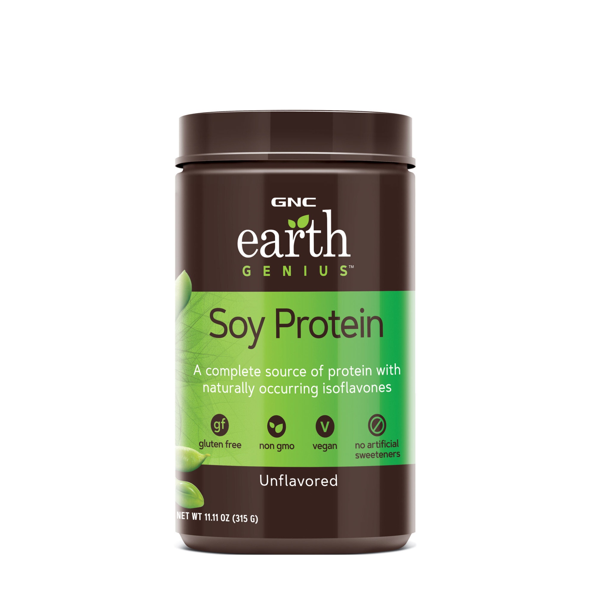 slide 1 of 1, GNC Earth Genius Soy Protein - Unflavored, 1 ct