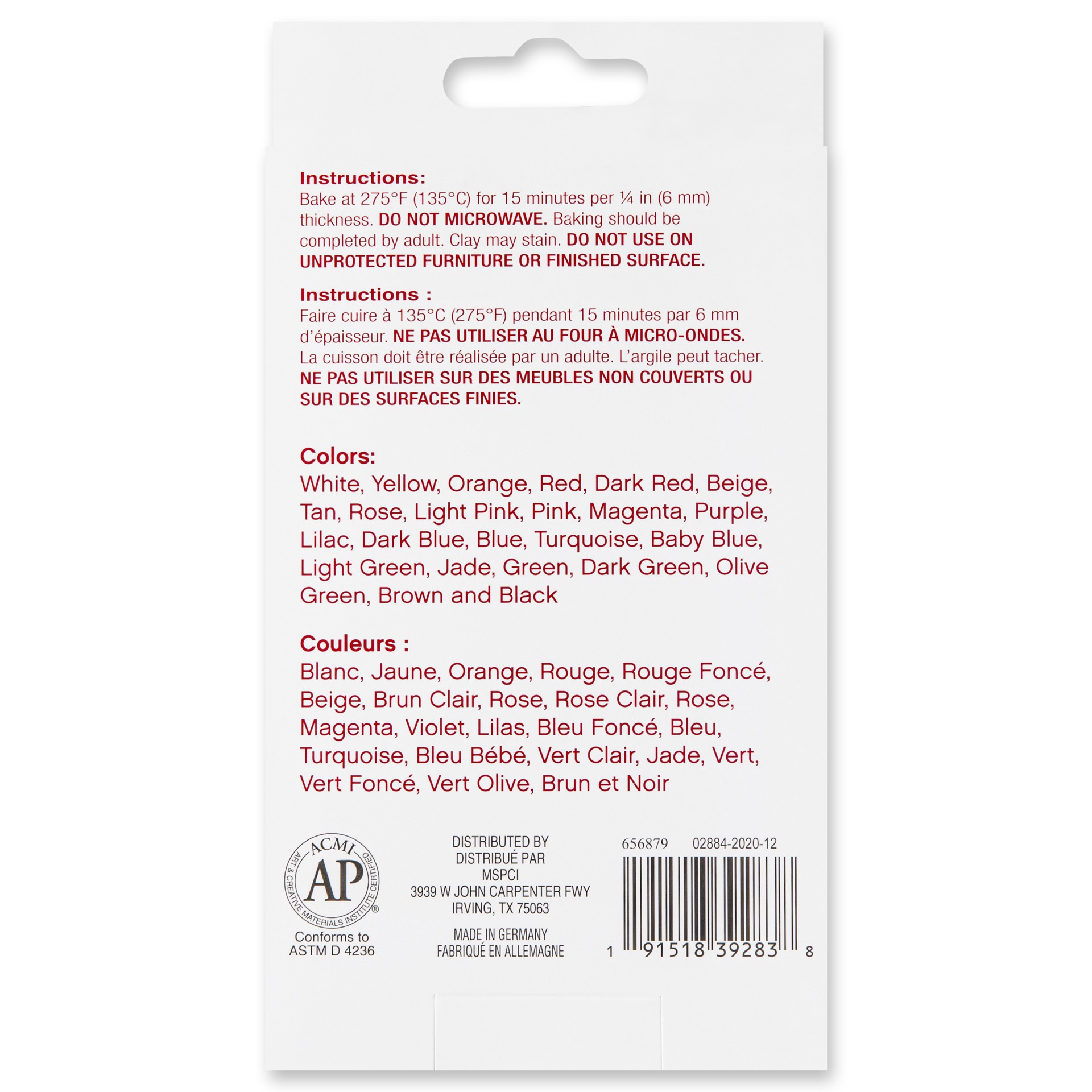 slide 6 of 6, 24oz. Oven-Bake Clay By Craft Smart, 24 oz