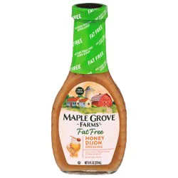 Maple Grove Farms of Vermont Fat Free Honey Dijon Dressing 8 oz