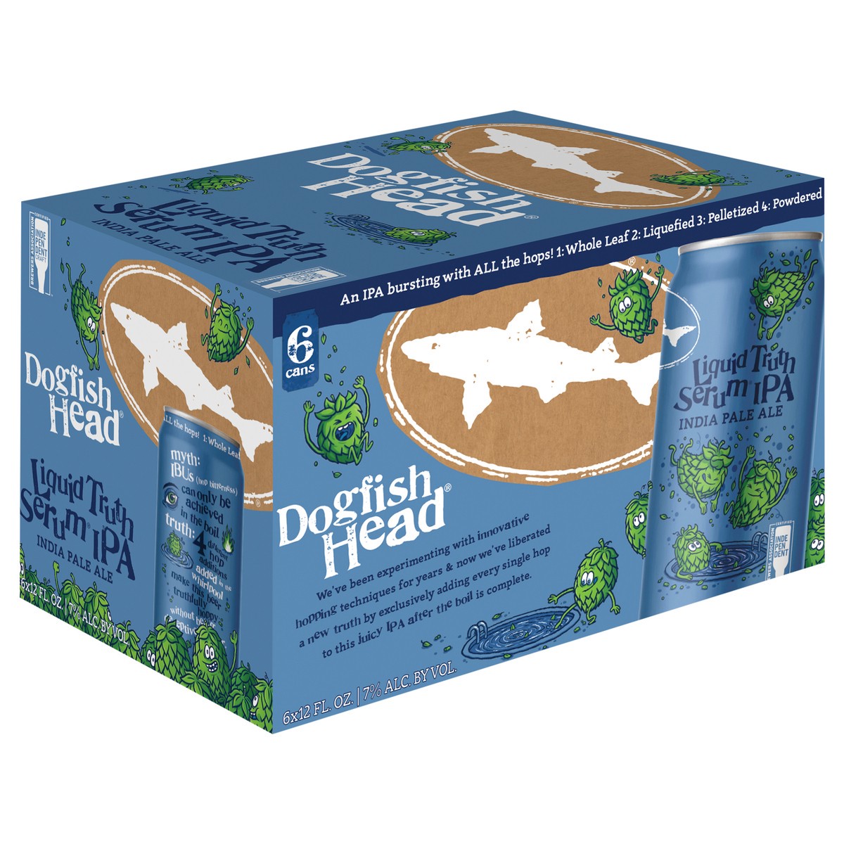 slide 5 of 8, Dogfish Head Liquid Truth Serum Ipa, 6 ct; 12 oz