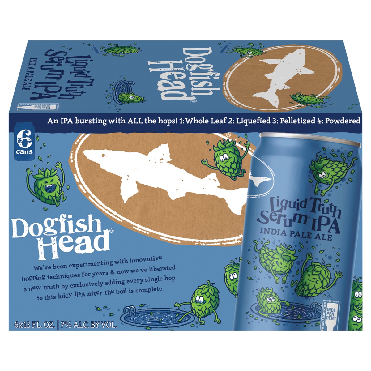 slide 1 of 8, Dogfish Head Liquid Truth Serum Ipa, 6 ct; 12 oz