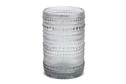 Core Home Bubble Drinking Glass - Gray