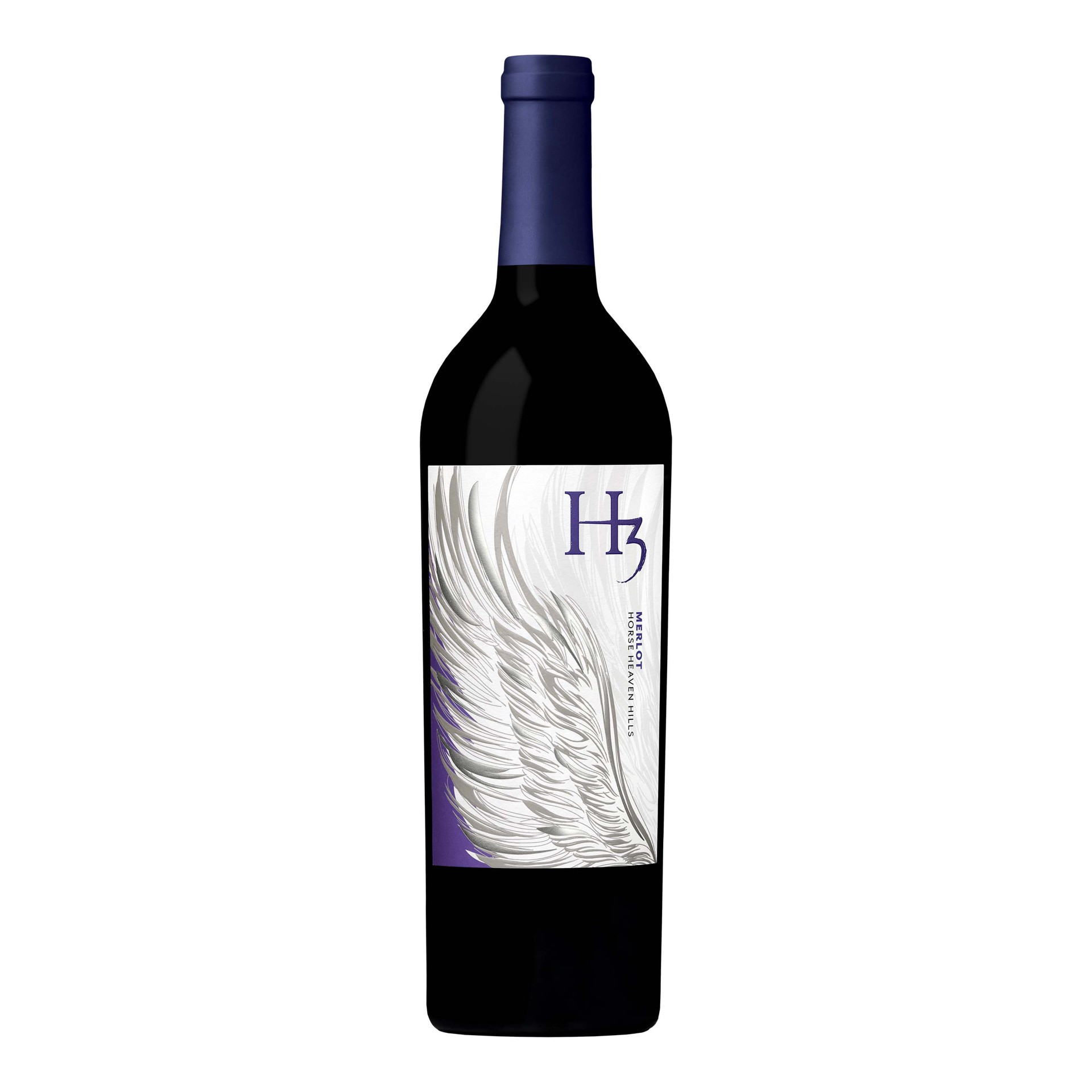 slide 1 of 7, H3 Merlot, Red Wine, 750 mL Bottle, 750 ml