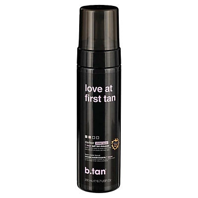 slide 1 of 1, b.tan Love At First Tan Darker Violet Base 1 Hour Self Tan Mousse, 6.7 oz