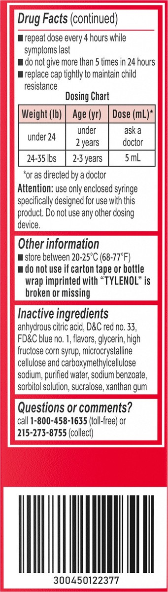 slide 2 of 7, Infants' Tylenol Acetaminophen Liquid Medicine, Grape, 1 fl. oz, 1 fl oz