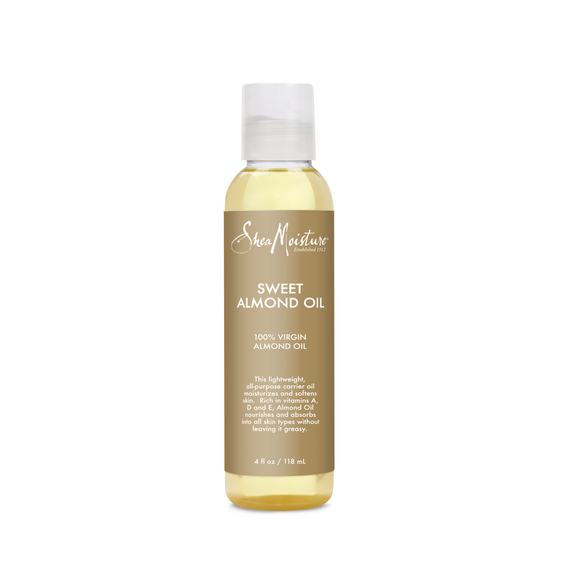 slide 2 of 4, SheaMoisture Body Oil Sweet Almond Oil, 4 oz, 1 ct