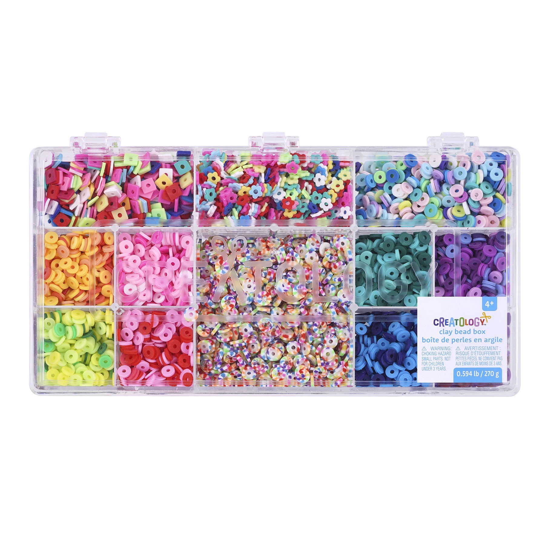 slide 2 of 2, Mixed Clay Heishi Bead Box By Creatology, 0.594 lb