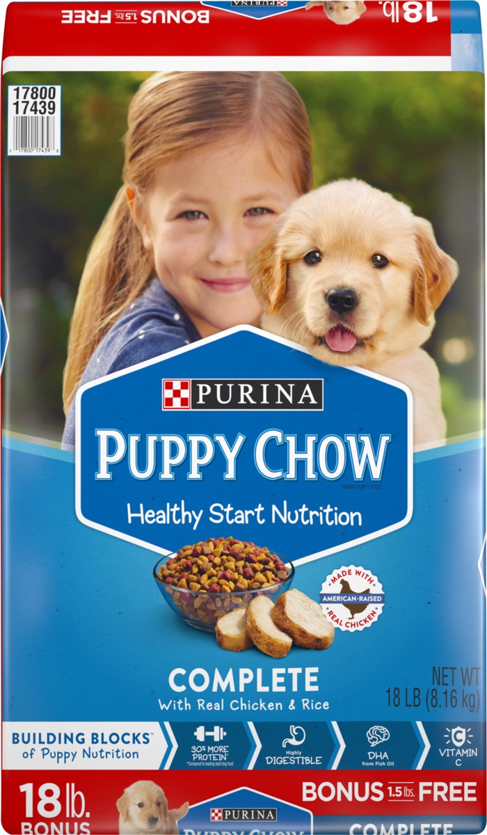 slide 5 of 11, Purina Puppy Chow Complete, 18 lb