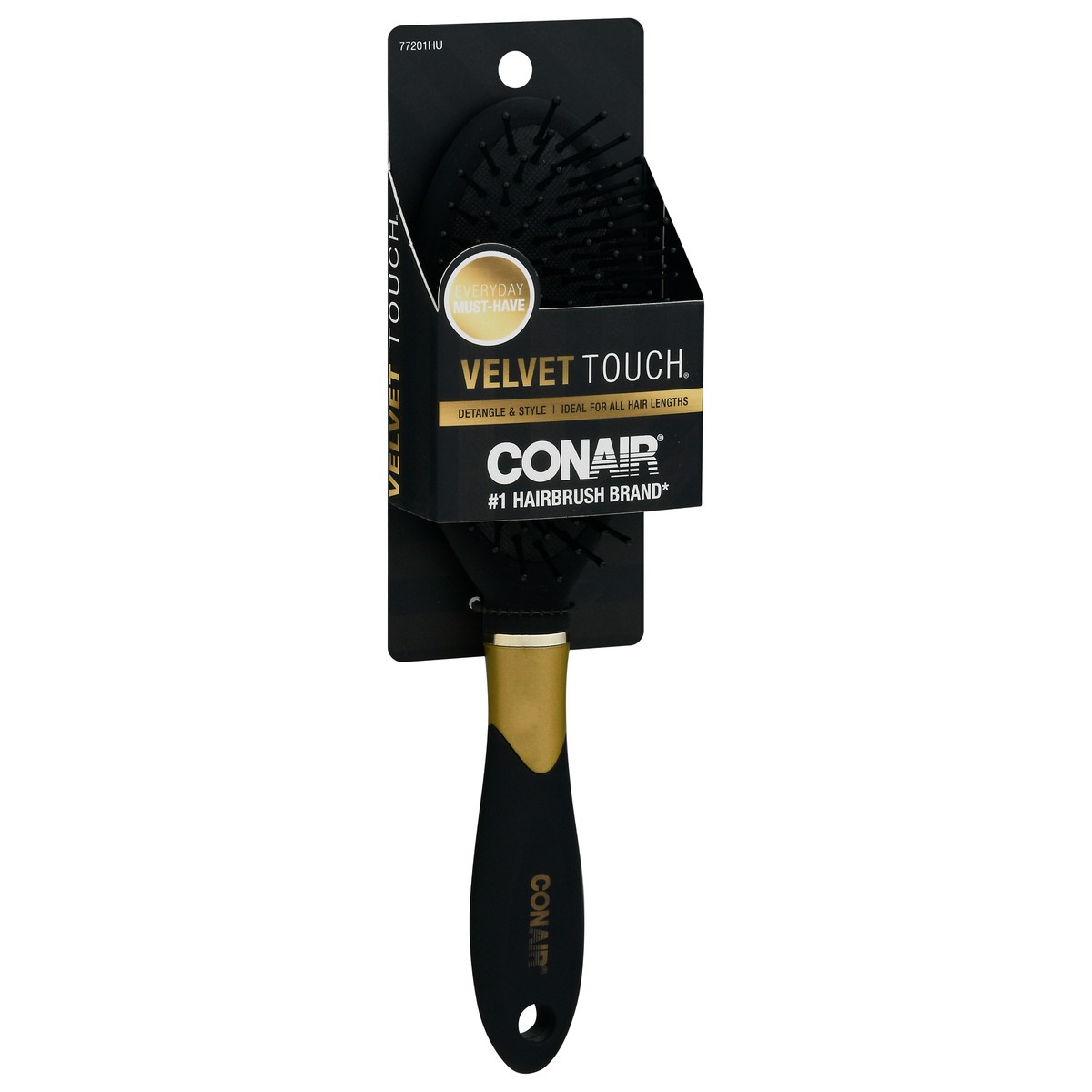 slide 4 of 9, Conair Base Velvet Touch Brush, 1 ct