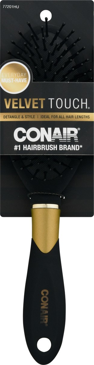 slide 6 of 9, Conair Base Velvet Touch Brush, 1 ct