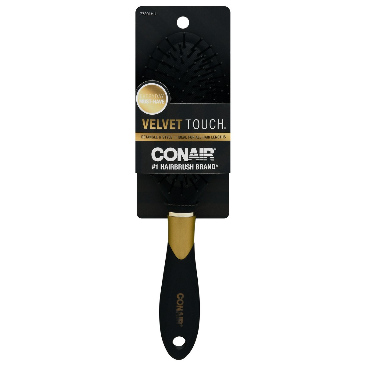 slide 1 of 9, Conair Base Velvet Touch Brush, 1 ct