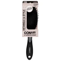 Conair Velvet Touch Detangle & Style Hairbrush 1 Each