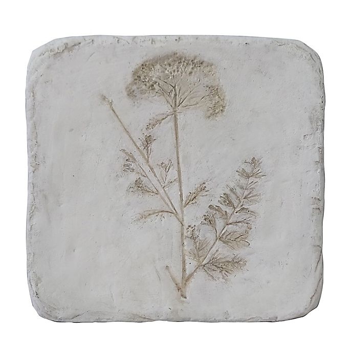 slide 1 of 1, Bee & Willow Home Bee & Willow Viburnum Botanical Wall Plaque - White, 1 ct