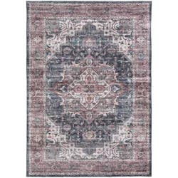 Rugease Velveteen Adrianna Medallion 5'x7' Washable Area Rug
