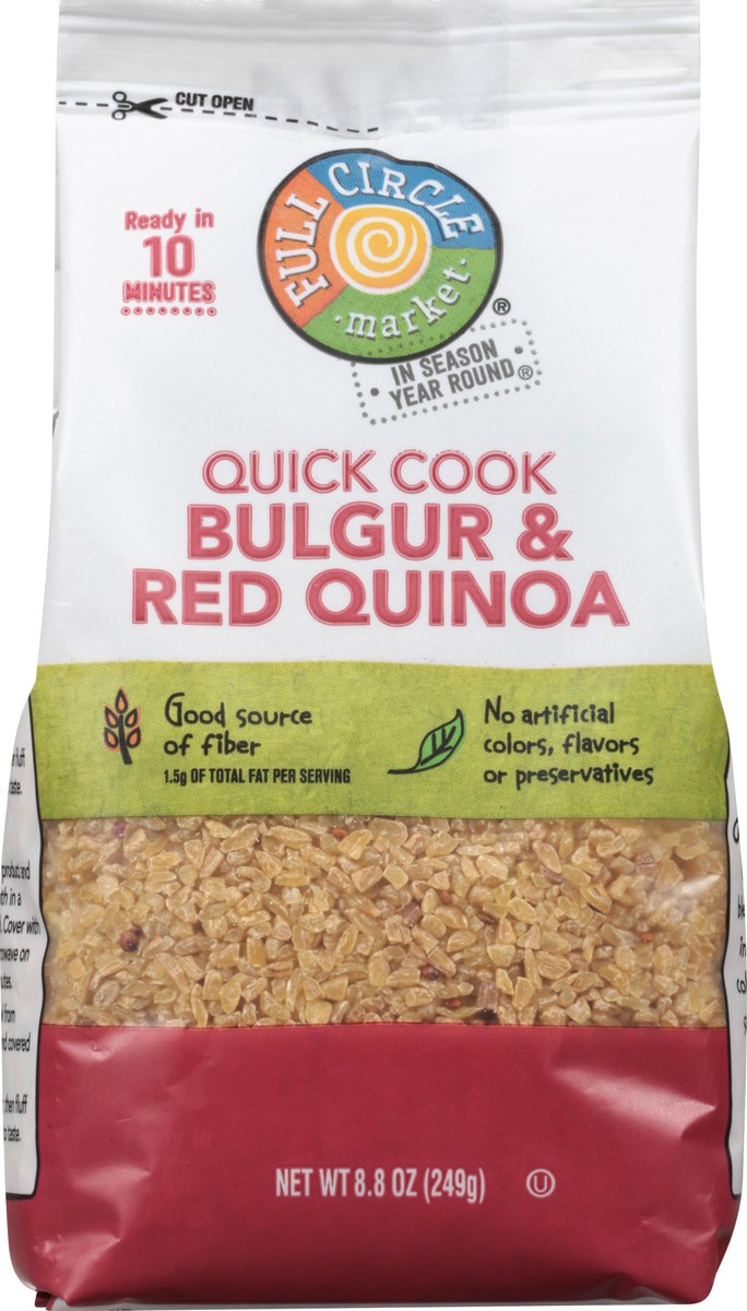 slide 7 of 14, Full Circle Market Quick Cook Bulgur & Red Quinoa 8.8 oz, 8.8 oz