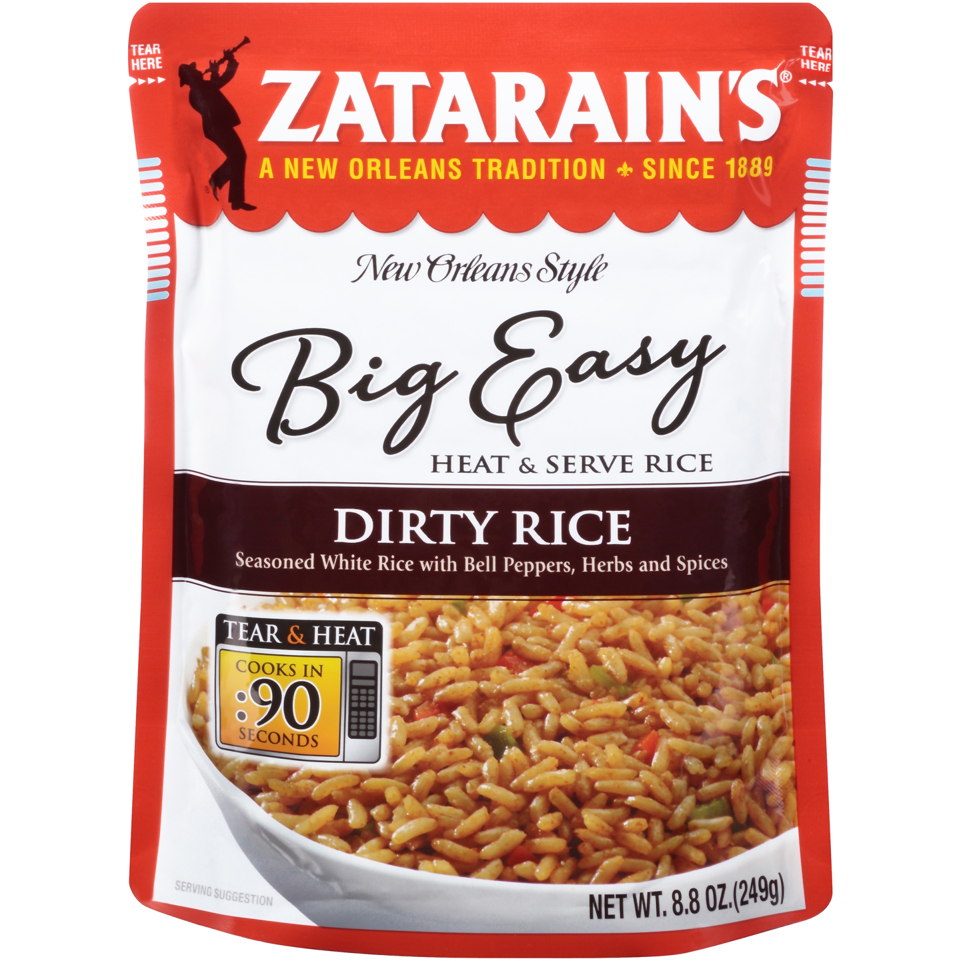 slide 1 of 1, Zatarain's New Orleans Style Big Easy Dirty Rice, 8.8 oz