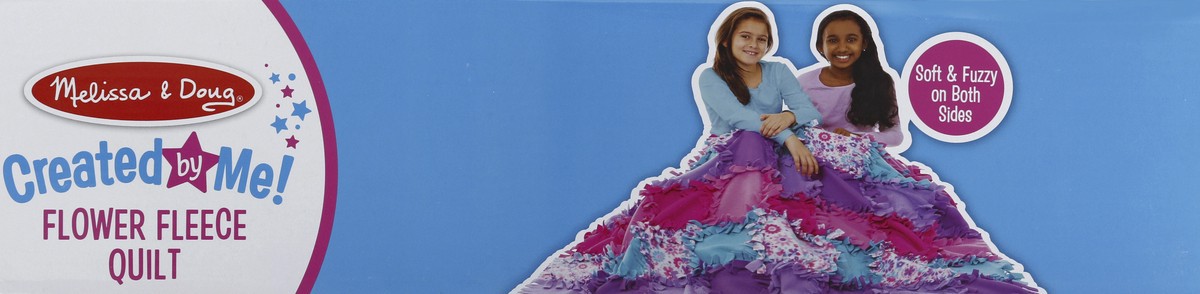 slide 2 of 6, Melissa & Doug Created by Me! Flower Fleece Quilt, 1 ct