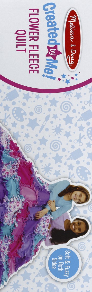 slide 3 of 6, Melissa & Doug Created by Me! Flower Fleece Quilt, 1 ct