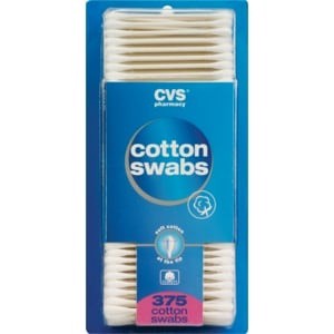 slide 1 of 1, CVS Health Cotton Swabs, 375 ct