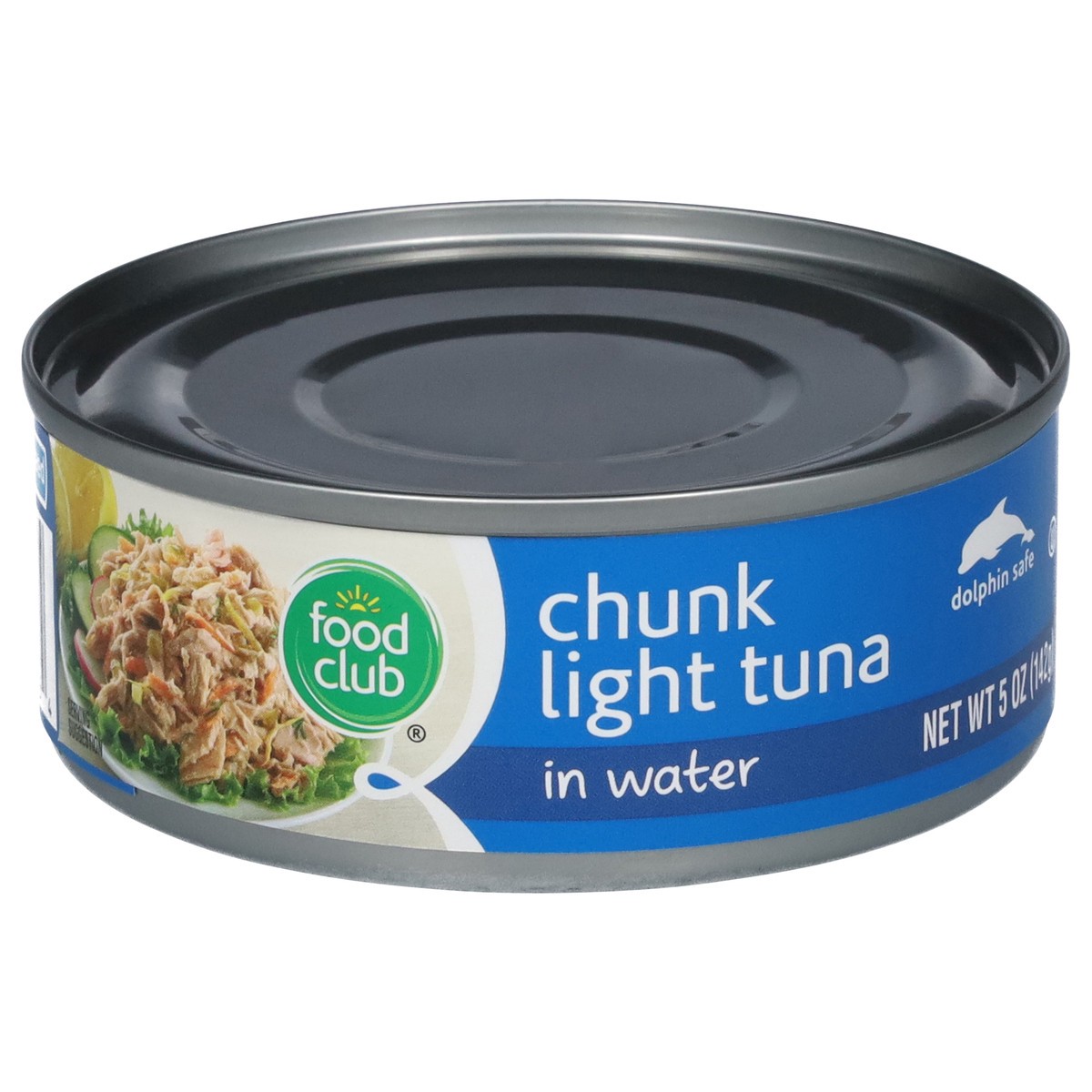 slide 16 of 19, Food Club Tuna, Chunk Light, In Water, 5 oz