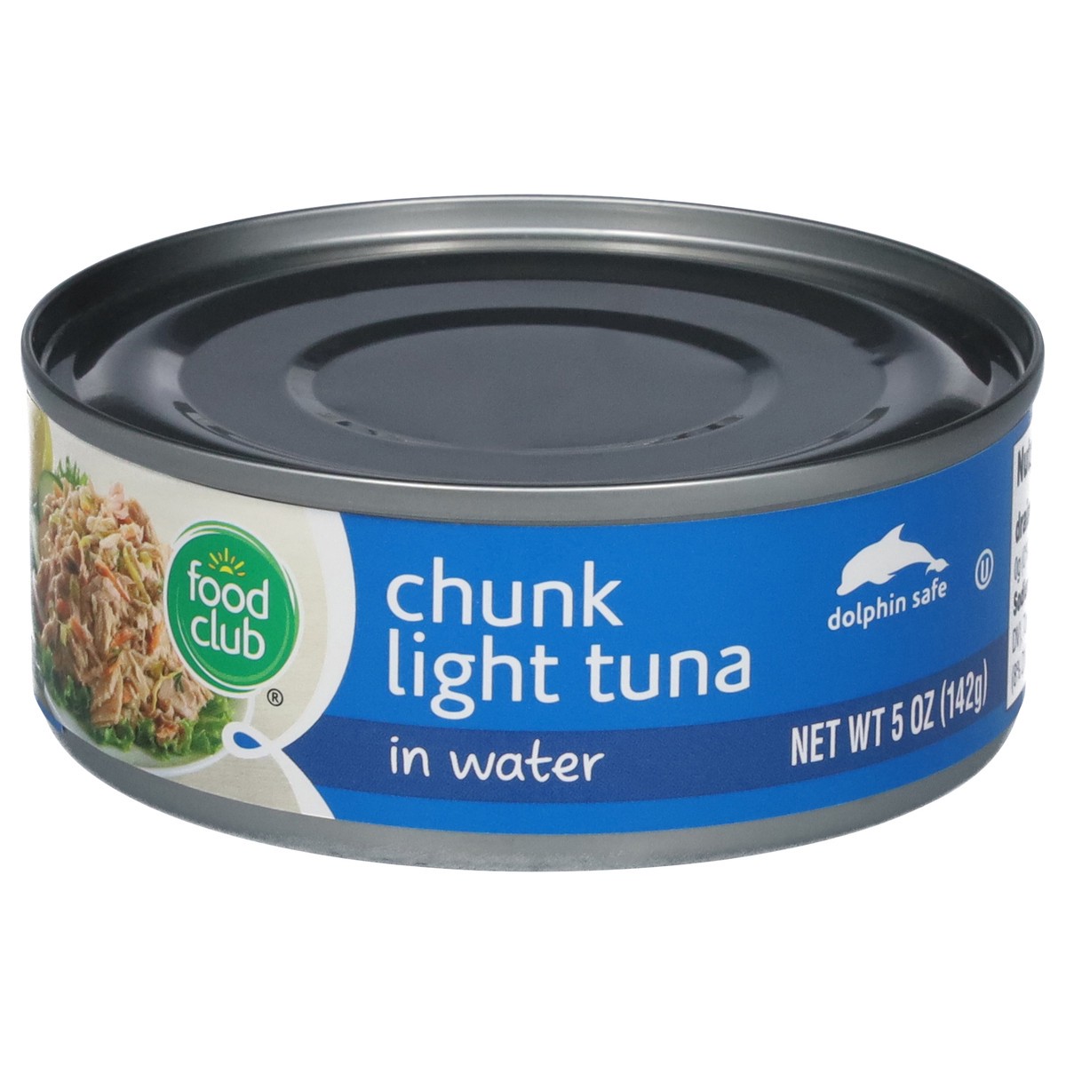 slide 18 of 19, Food Club Tuna, Chunk Light, In Water, 5 oz