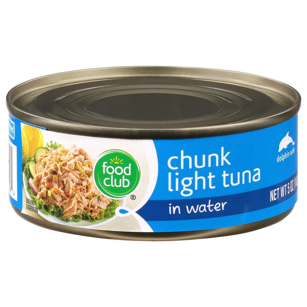 slide 5 of 19, Food Club Tuna, Chunk Light, In Water, 5 oz