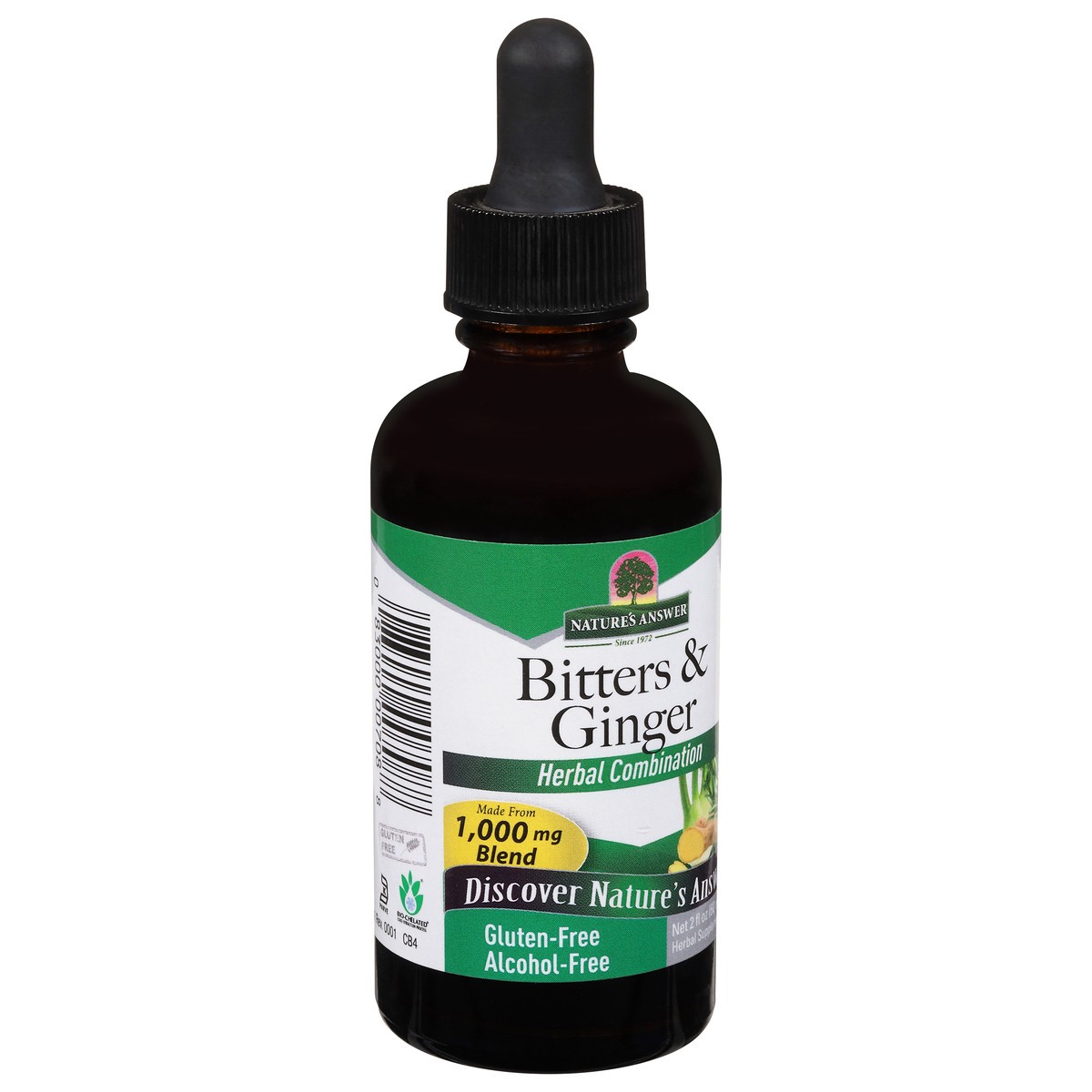 slide 2 of 9, Nature's Answer 1000 mg Bitters & Ginger Herbal Combination 2 fl oz, 2 fl oz