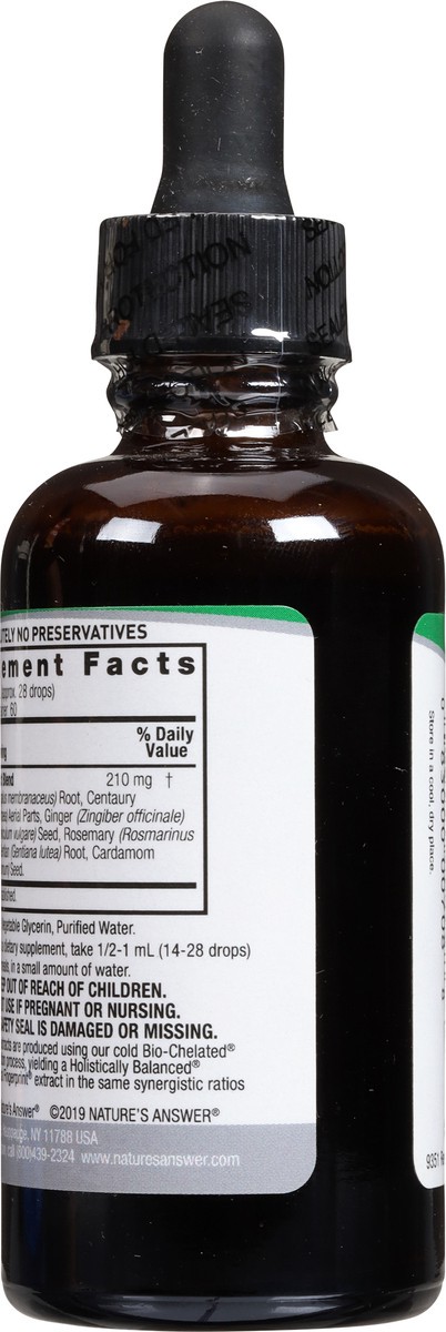 slide 7 of 9, Nature's Answer 1000 mg Bitters & Ginger Herbal Combination 2 fl oz, 2 fl oz