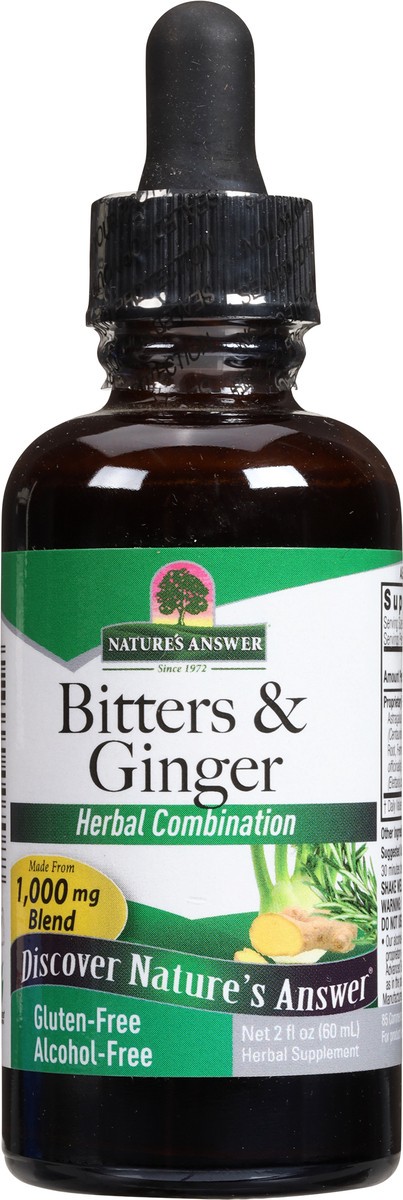 slide 8 of 9, Nature's Answer 1000 mg Bitters & Ginger Herbal Combination 2 fl oz, 2 fl oz