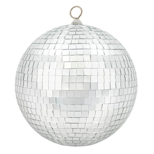 slide 1 of 2, 8" Silver Disco Ball By Celebrate It, 8 in