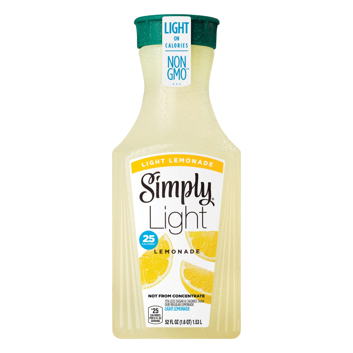 slide 1 of 1, Simply Light Lemonade Bottle, 52 fl oz, 52 fl oz