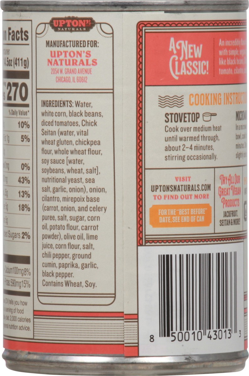 slide 6 of 9, Upton's Naturals Chick Tortilla Soup 14.5 oz, 14.5 oz