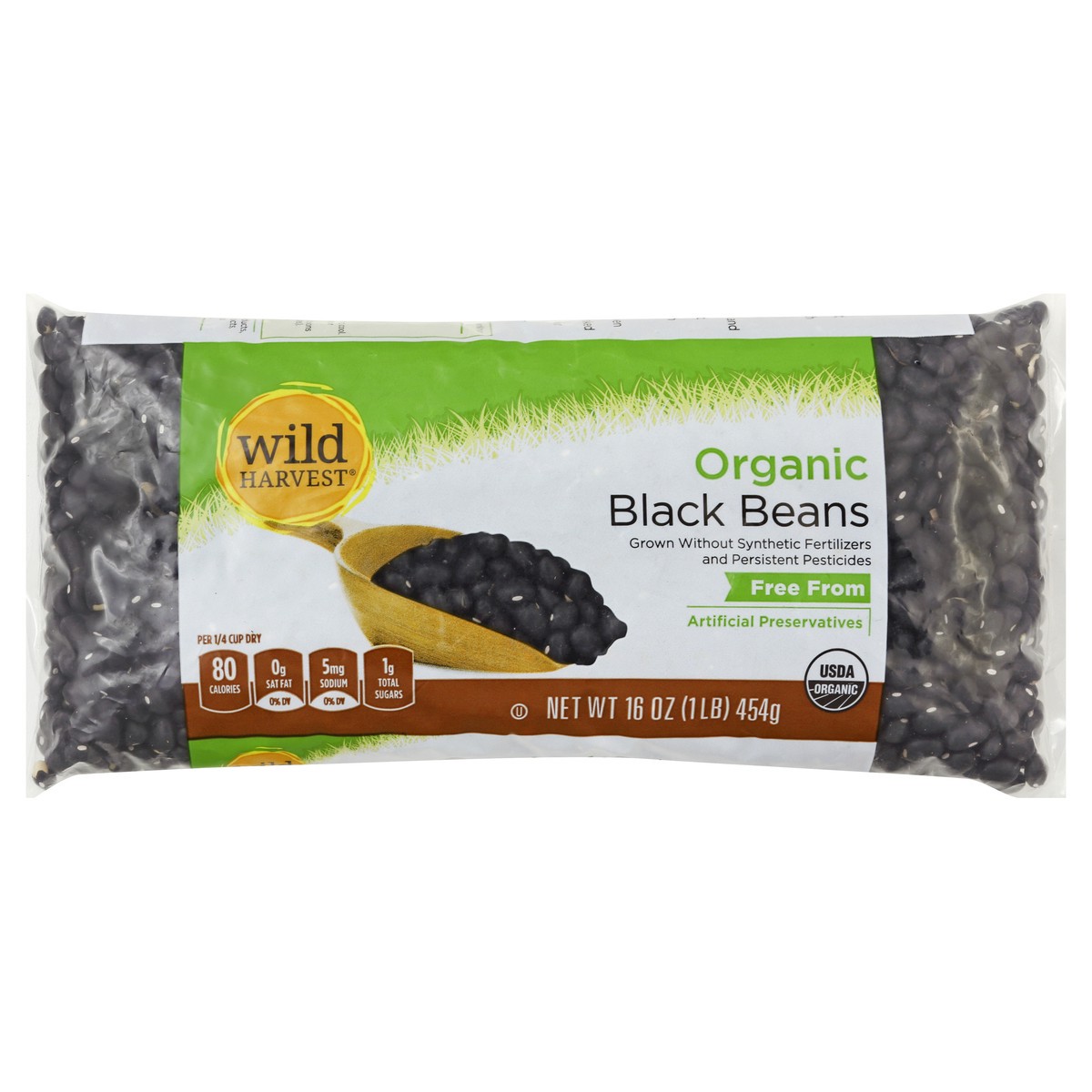 slide 7 of 8, Wild Harvest Organic Black Beans Bag, 16 oz