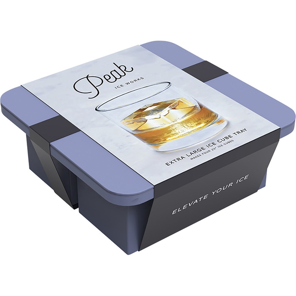 slide 1 of 1, W & P (Peak) W & P Extra Large Ice Tray - Blue, 1 ct
