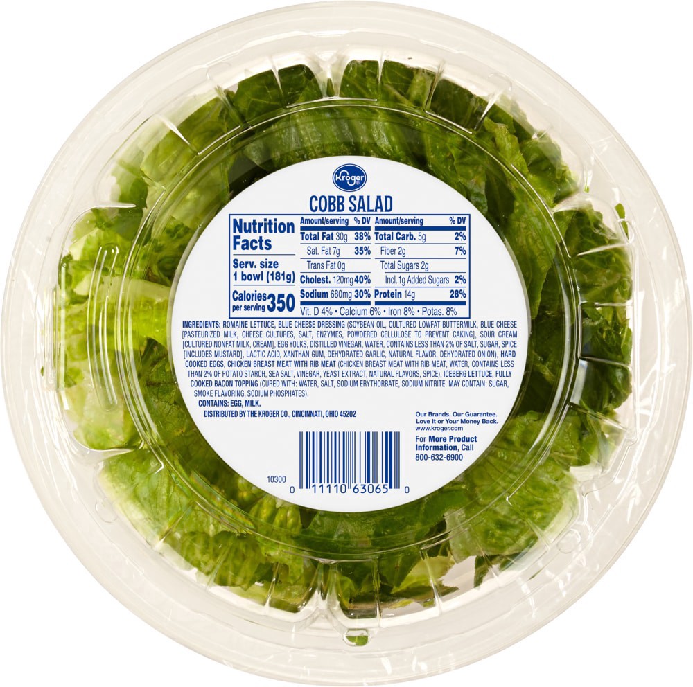slide 2 of 3, Kroger Cobb Salad Kit For One, 6.4 oz