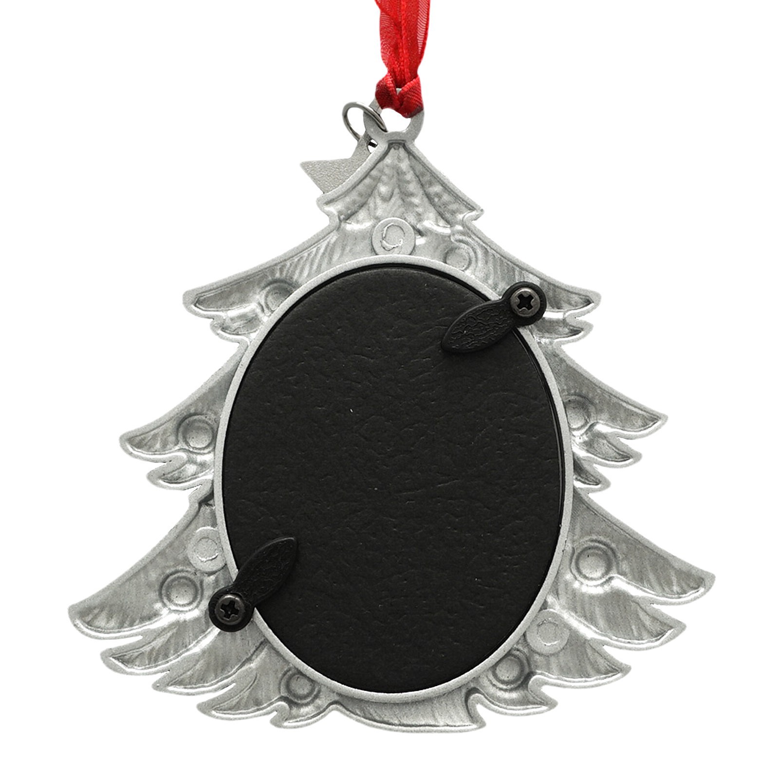 slide 2 of 3, 1.75" X 2.25" Christmas Tree 2025 Metal Ornament Frame By Studio Decor, 1.75 in x 2.25 in