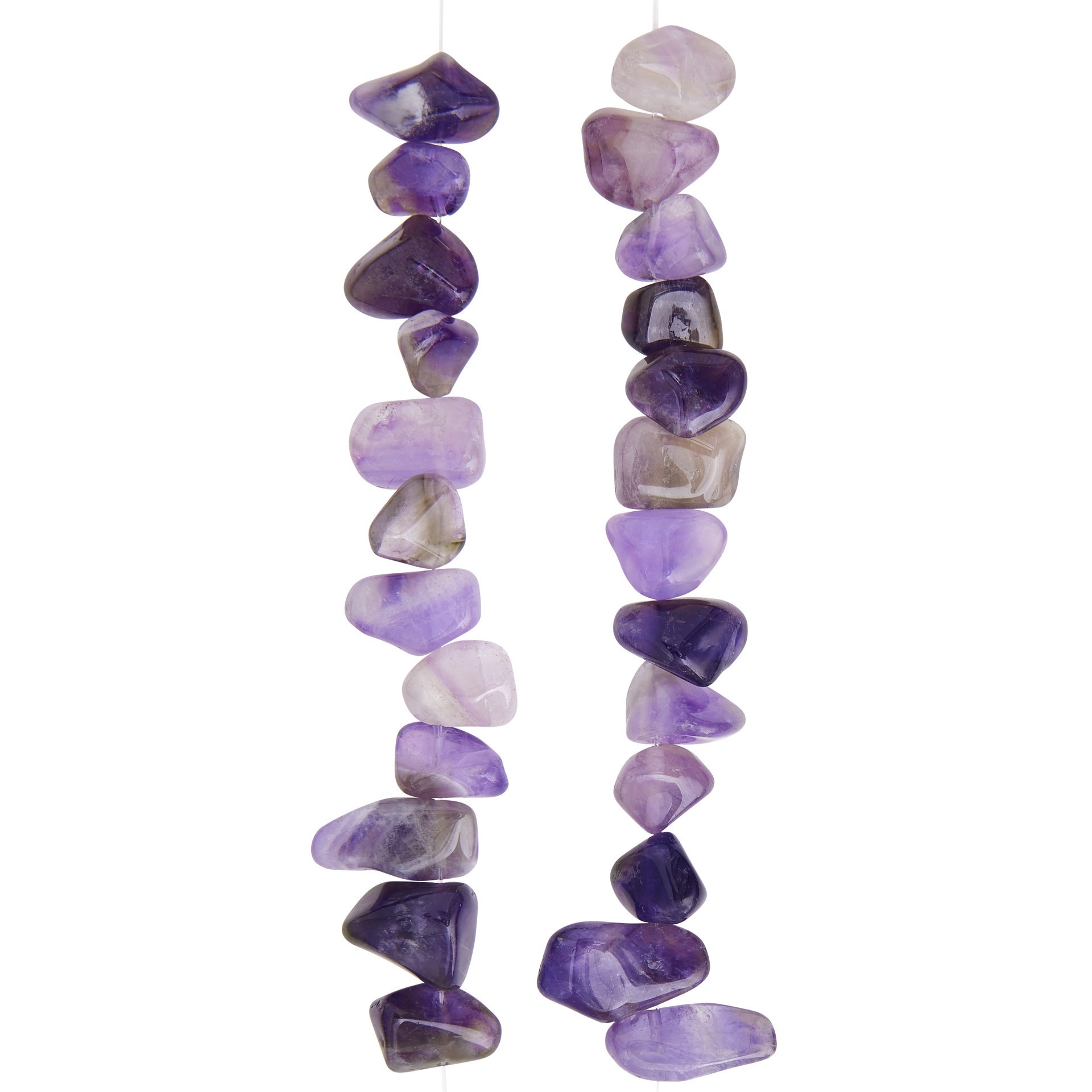 slide 3 of 3, Amethyst Teardrop Stone Beads, 15mm By Bead Landing, 15mm